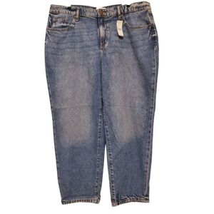 Lane Bryant Mid-rise Boyfriend Jeans Size 16 NWT Overdyed